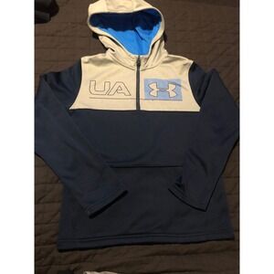 Under Armour Pullover Hoodie ColdGear Athletic Top YLG‎